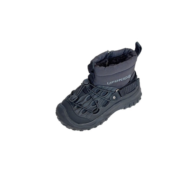 Dječje zimske čizme s fleece podstavom, unisex; gornji dio: superfiber, potplata: guma, bočni zatvarač