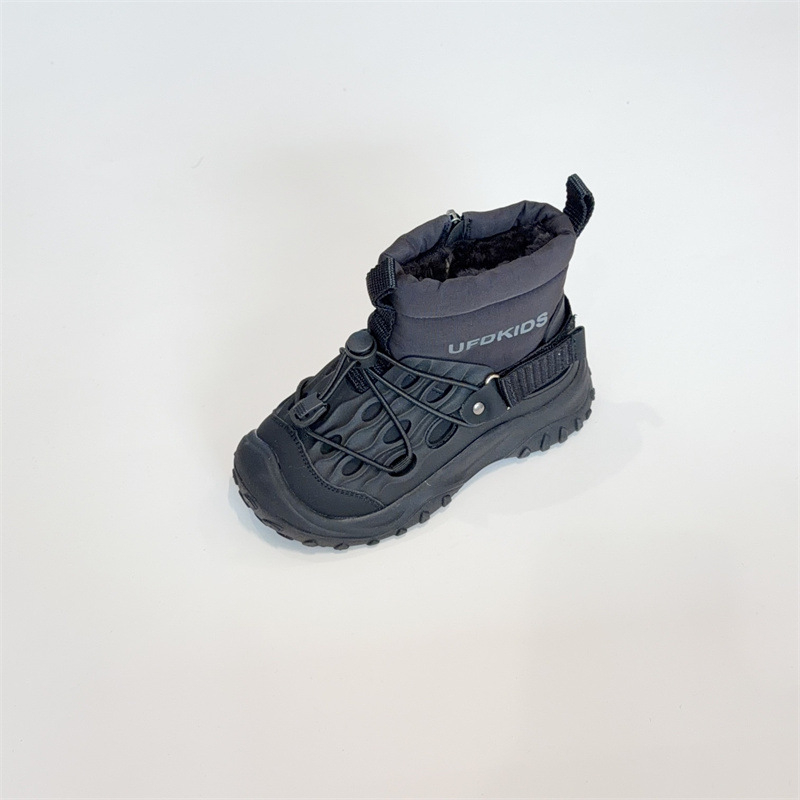 Dječje zimske čizme s fleece podstavom, unisex; gornji dio: superfiber, potplata: guma, bočni zatvarač