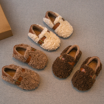 Little Magic Fairy Mao Mao detské topánky pre dievčatá, kórejský štýl, hornej materiál: Xishi velúr, podšívka: fleece-lined, podrážka: guma