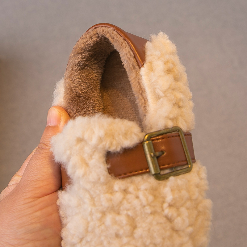 Little Magic Fairy Mao Mao detské topánky pre dievčatá, kórejský štýl, hornej materiál: Xishi velúr, podšívka: fleece-lined, podrážka: guma