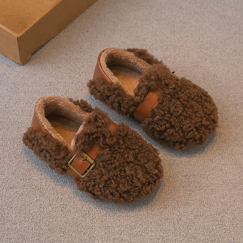 Little Magic Fairy Mao Mao detské topánky pre dievčatá, kórejský štýl, hornej materiál: Xishi velúr, podšívka: fleece-lined, podrážka: guma