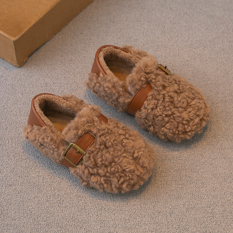 Little Magic Fairy Mao Mao detské topánky pre dievčatá, kórejský štýl, hornej materiál: Xishi velúr, podšívka: fleece-lined, podrážka: guma