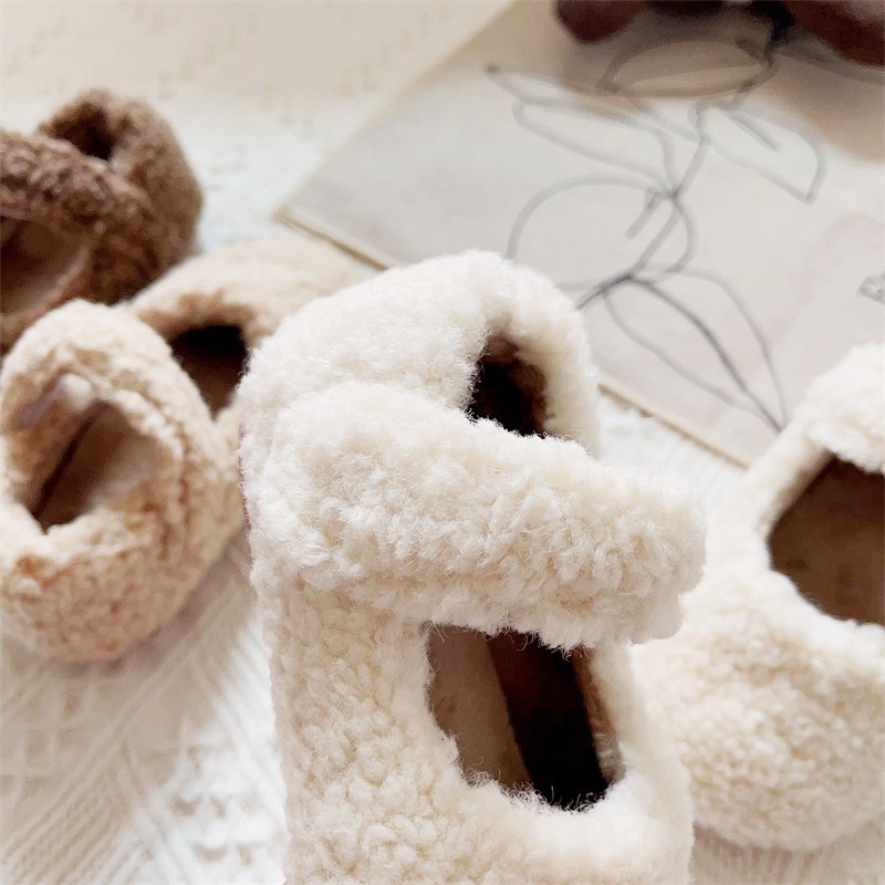 Dječje tenisice od velura s fleece podlogom, protuklizna gumena potplat, Velcro zatvarač, zimske 2024