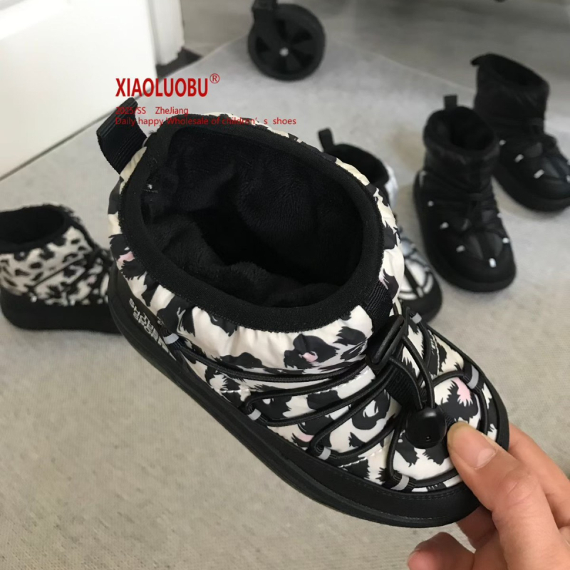 Dječje gležnjače – vodootporne, leopard uzorak, unisex, zima 2025