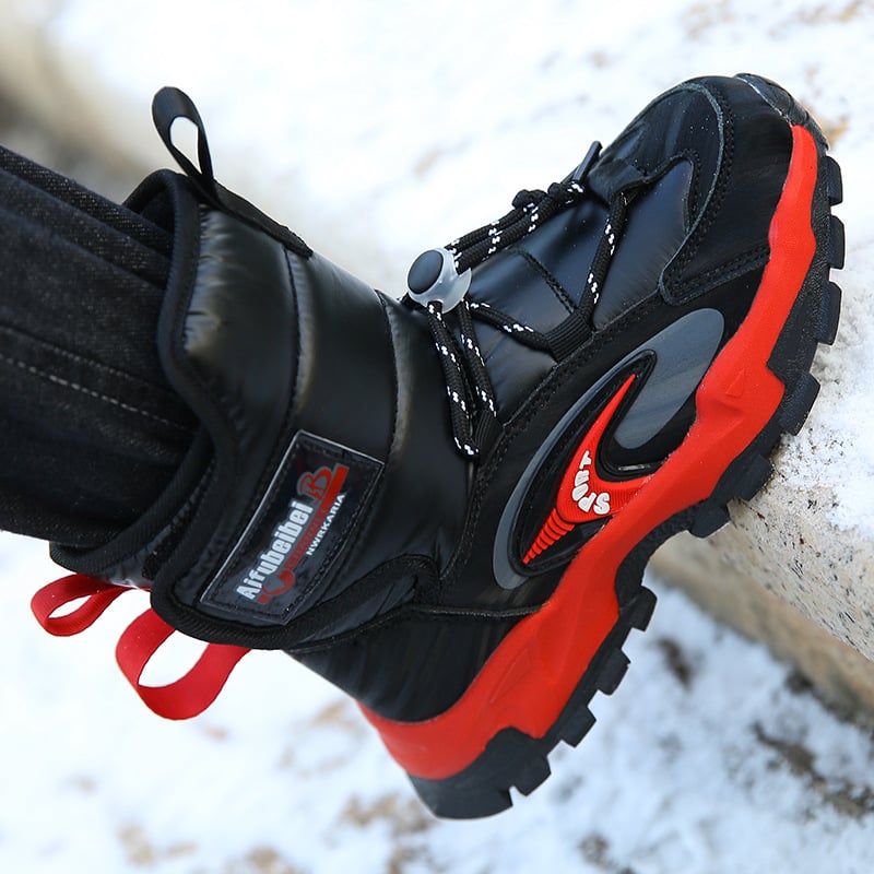 Bokacsizma fiúknak szintetikus bőrből, sportos stílus, korosztály 1–16 év (Felső anyag: Szintetikus bőr; Stílus: Mozgás; Korosztály: 1–16; Nem: Fiúk)