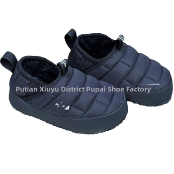 Zimné unisex slip-on topánky s teplou bavlnenou podšívkou, horná časť z velúru, protišmyková PVC podrážka, kórejský štýl, nízky podpätok