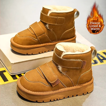 Detské členkové topánky s PU vrchnou časťou, unisex, casual štýl, vek 4–16 rokov