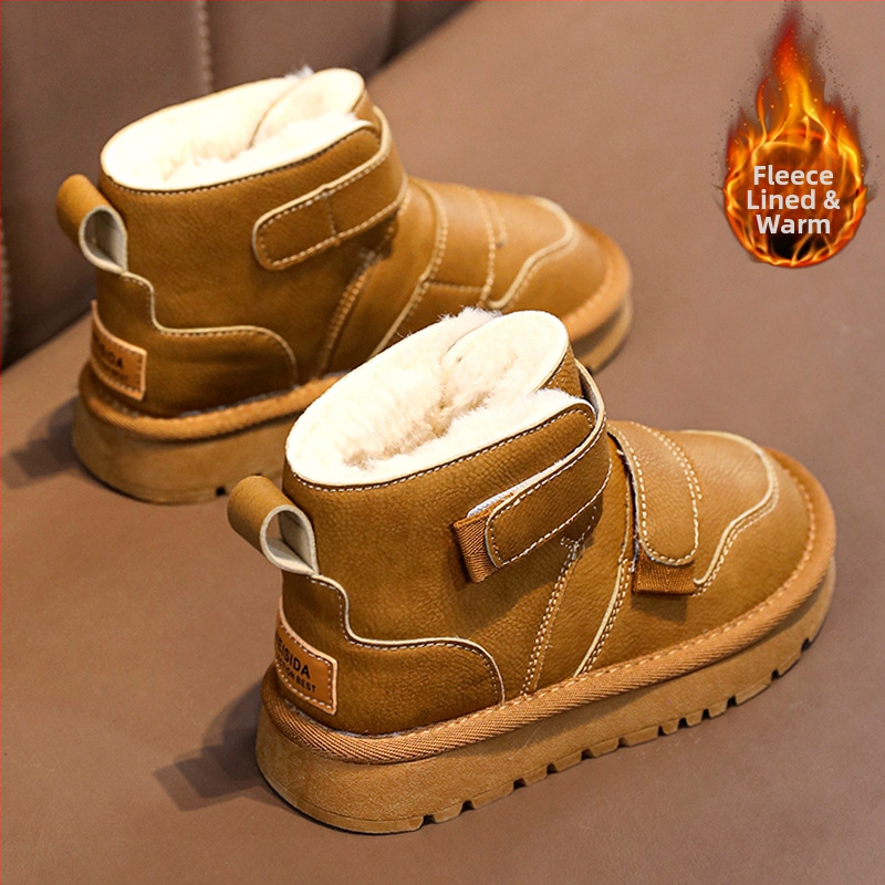 Detské členkové topánky s PU vrchnou časťou, unisex, casual štýl, vek 4–16 rokov