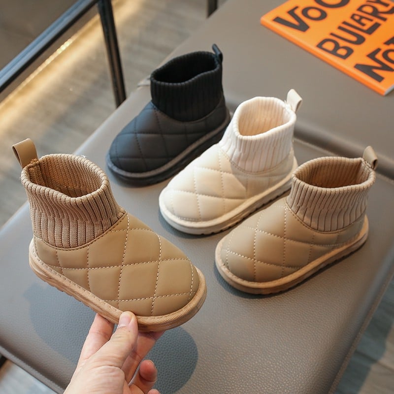 Gyerekek bokacsizmája, uniszex, felsőrész szintetikus bőrből, gumitalp, 1–6 éveseknek, tél/ősz