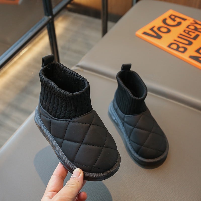 Gyerekek bokacsizmája, uniszex, felsőrész szintetikus bőrből, gumitalp, 1–6 éveseknek, tél/ősz