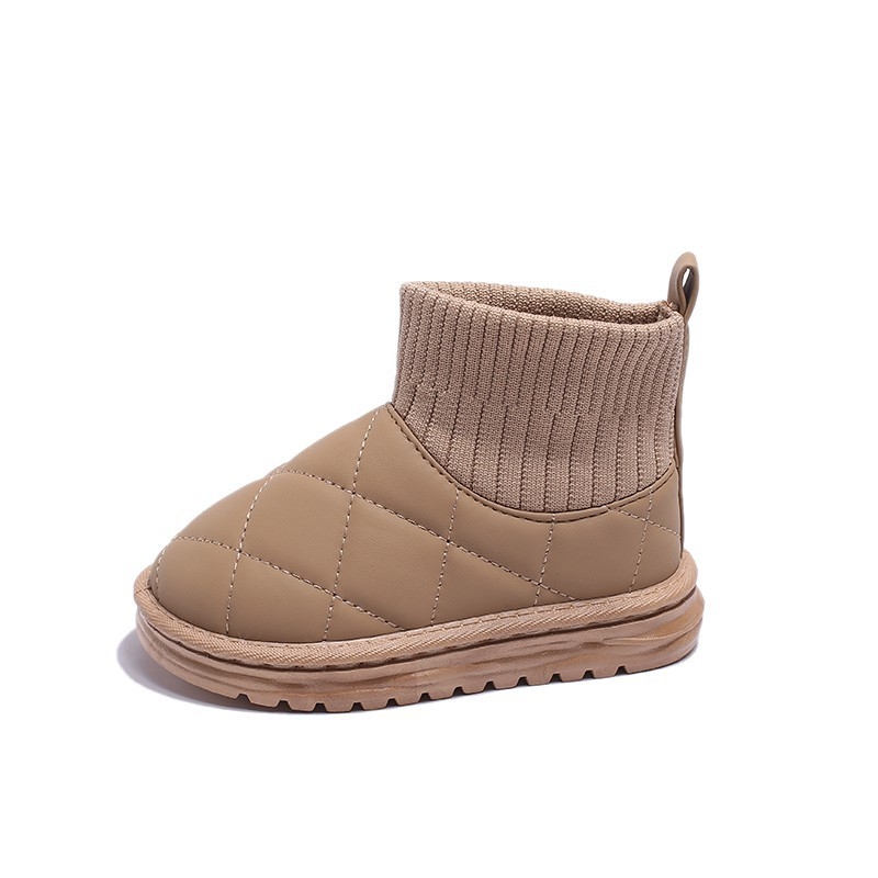 Gyerekek bokacsizmája, uniszex, felsőrész szintetikus bőrből, gumitalp, 1–6 éveseknek, tél/ősz