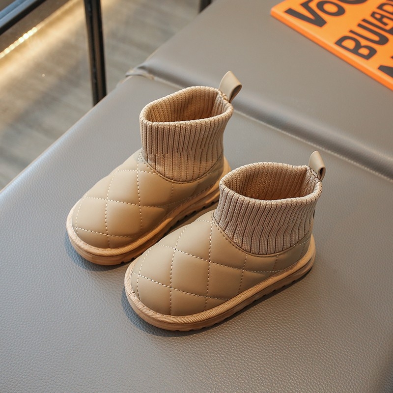 Gyerekek bokacsizmája, uniszex, felsőrész szintetikus bőrből, gumitalp, 1–6 éveseknek, tél/ősz