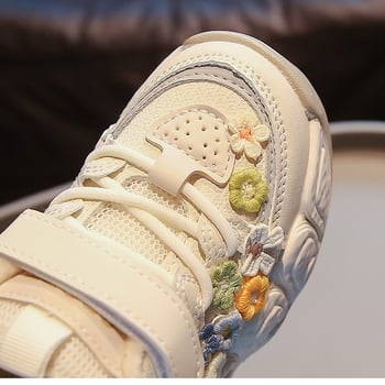 Dječje tenisice za djevojčice s flecem, tople pamuk postave, jesensko-zimski model 2026, modne tenisice u stilu dad shoes za stariju djecu