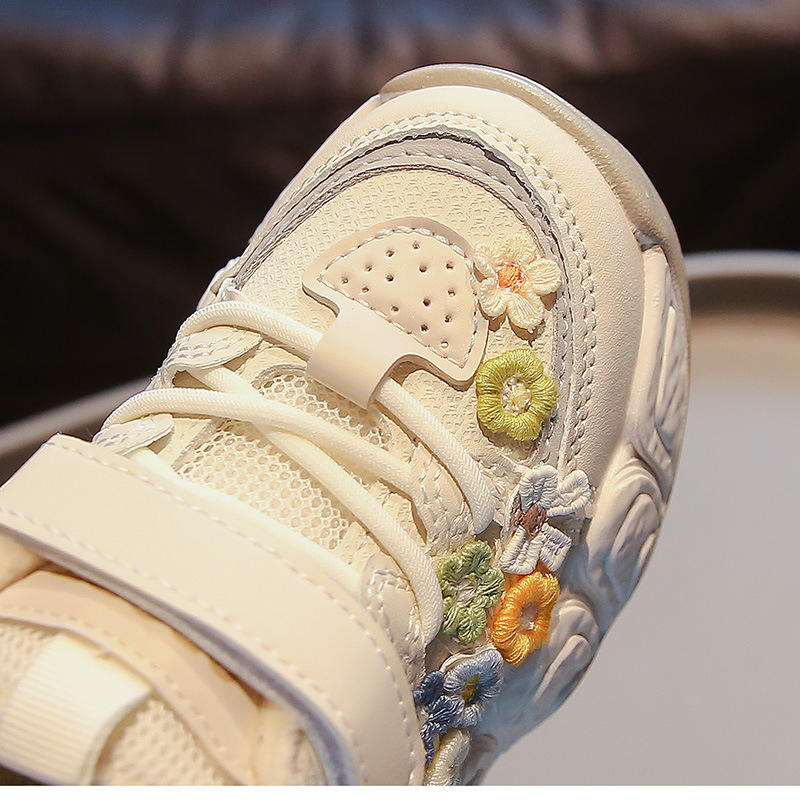 Dječje tenisice za djevojčice s flecem, tople pamuk postave, jesensko-zimski model 2026, modne tenisice u stilu dad shoes za stariju djecu