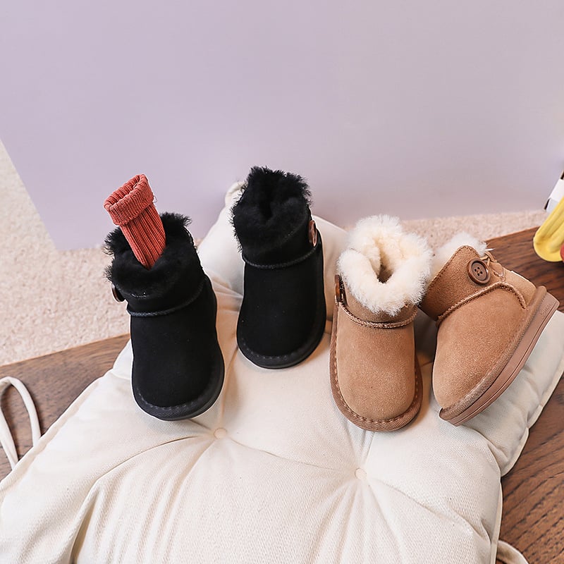 Dječje zimske čizme za snijeg s fleece podstavom, debele i tople za uzrast 1–3 godine