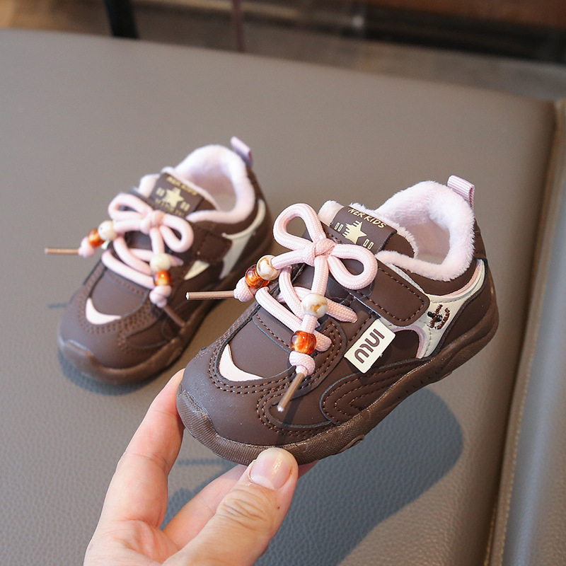 Dječje tenisice s fleeceom za zimu 2025, unisex za djecu 1-3 godine, korejskog stila Forrest Gump tenisice