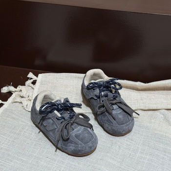 Dječje zimske pamučne tenisice, unisex, korejskog stila trening tenisice sa Velcro zatvaračem, topla fleece podstava