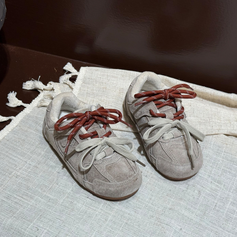 Dječje zimske pamučne tenisice, unisex, korejskog stila trening tenisice sa Velcro zatvaračem, topla fleece podstava
