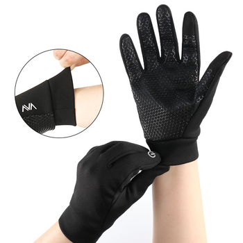 WESKOS Ziemas bērnu slēpošanas cimdi – neslīdoši, biezināti, ar pilniem pirkstiem, skārienjutīgi, poliesters