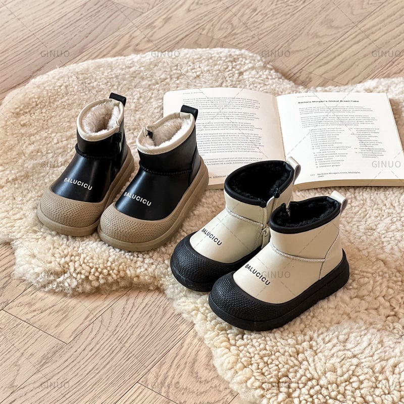 Unisex vaikiški mikropluošto odos kulkšnies batai žiemai, amžius 1–6 metų, kasdienio stiliaus