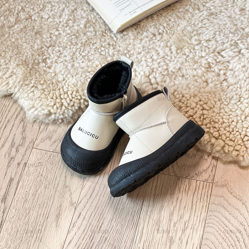 Unisex vaikiški mikropluošto odos kulkšnies batai žiemai, amžius 1–6 metų, kasdienio stiliaus