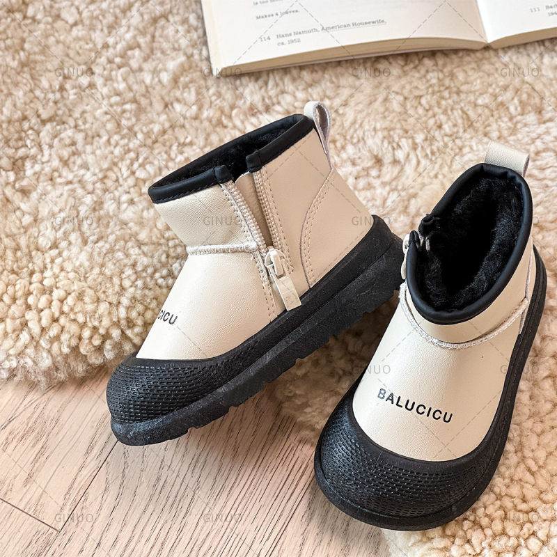 Unisex vaikiški mikropluošto odos kulkšnies batai žiemai, amžius 1–6 metų, kasdienio stiliaus