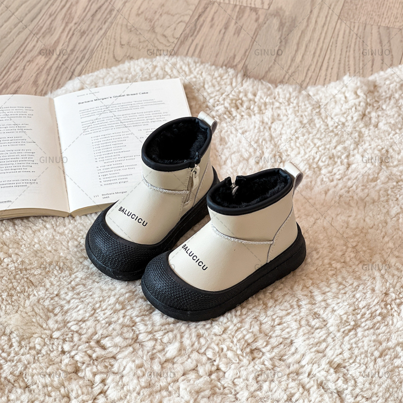 Unisex vaikiški mikropluošto odos kulkšnies batai žiemai, amžius 1–6 metų, kasdienio stiliaus