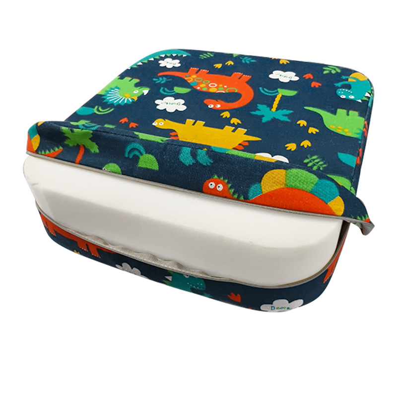 Детска седалка за хранене с повдигаща подпора, плат Canvas, пълнител спондж, стил карикатура