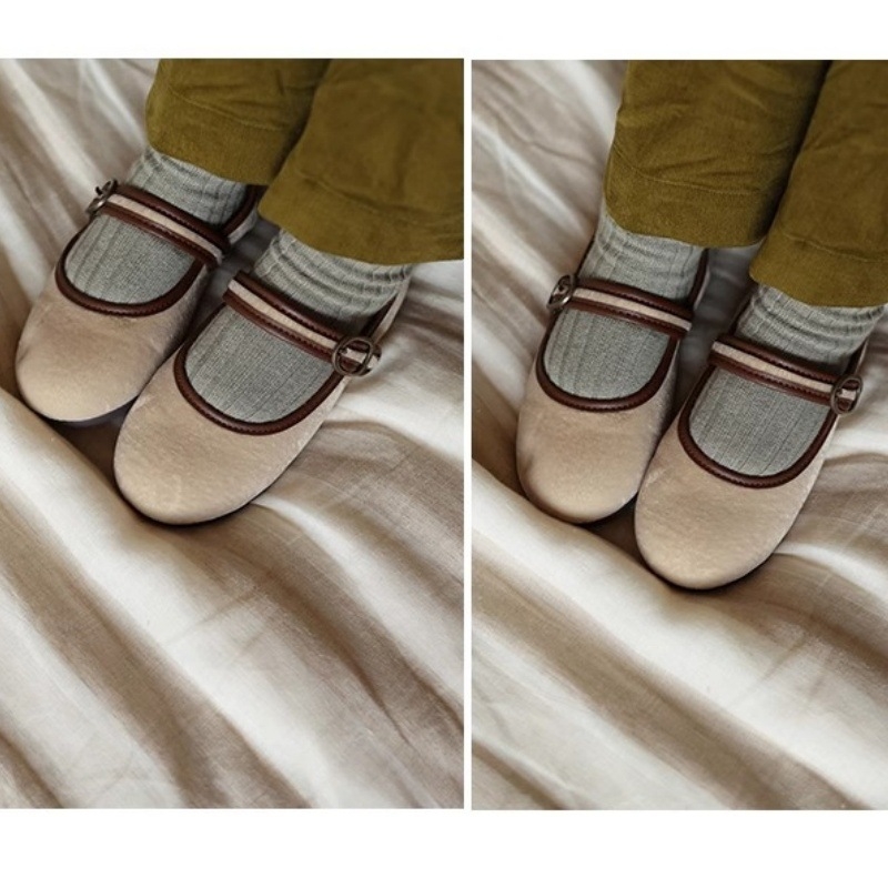 Velcro cipő gyerekeknek vászonból, gumírozott talppal, alacsony felsőrésszel, bőr bélés és műbőr talpbetéttel, lányoknak 4–16 évesek (tavasz, nyár, ősz).