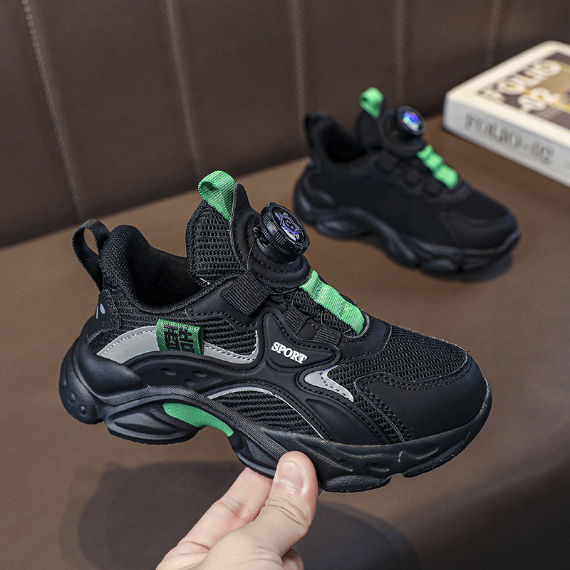 Gyerekeknek készült futócipők hálós felsőrésszel, légáteresztő és könnyű, MD talp, tavasz–őszre