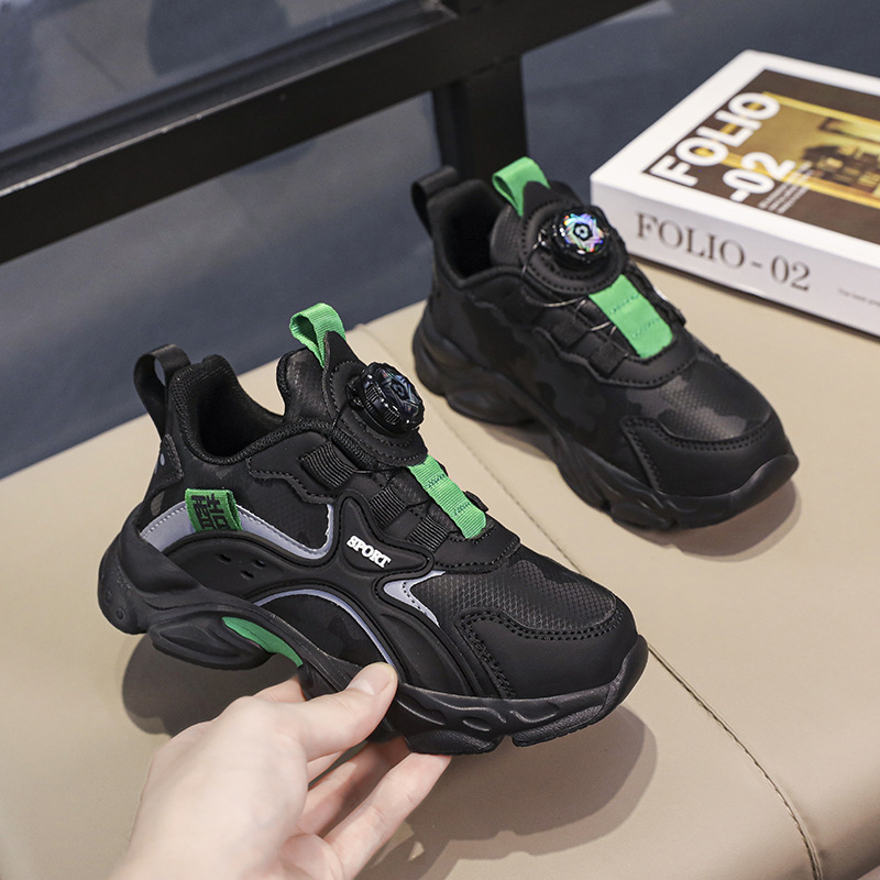 Gyerekeknek készült futócipők hálós felsőrésszel, légáteresztő és könnyű, MD talp, tavasz–őszre