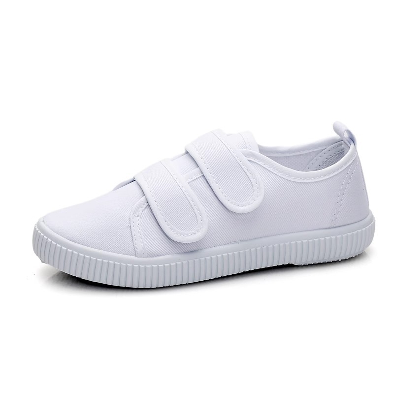 Dječje slip-on tenisice od platna, unutarnja upotreba, niski gornji dio, gumeni potplat, korejski stil, za uzrast 1–3 godine