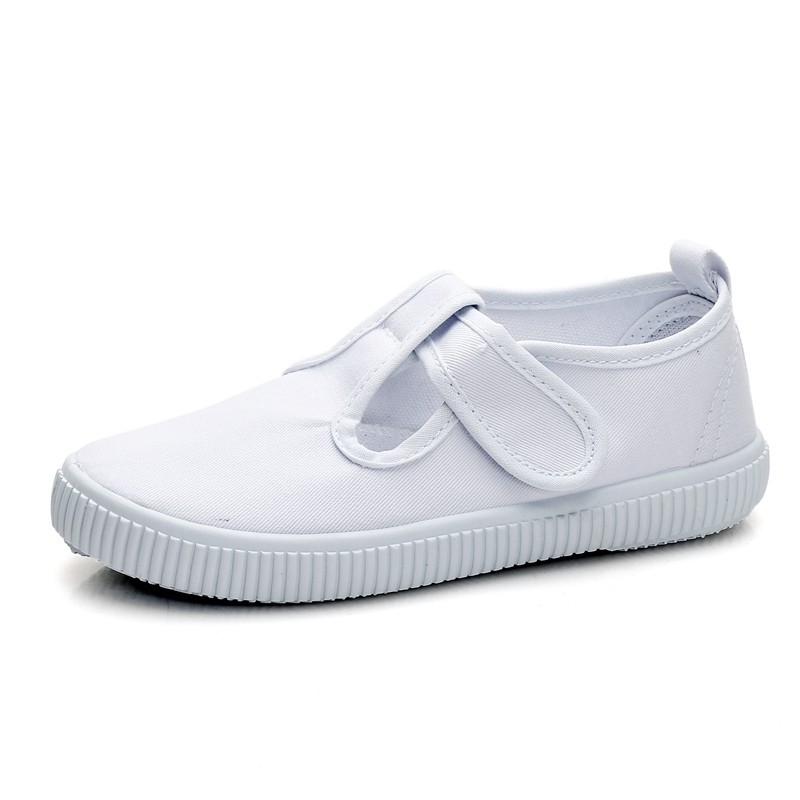 Dječje slip-on tenisice od platna, unutarnja upotreba, niski gornji dio, gumeni potplat, korejski stil, za uzrast 1–3 godine