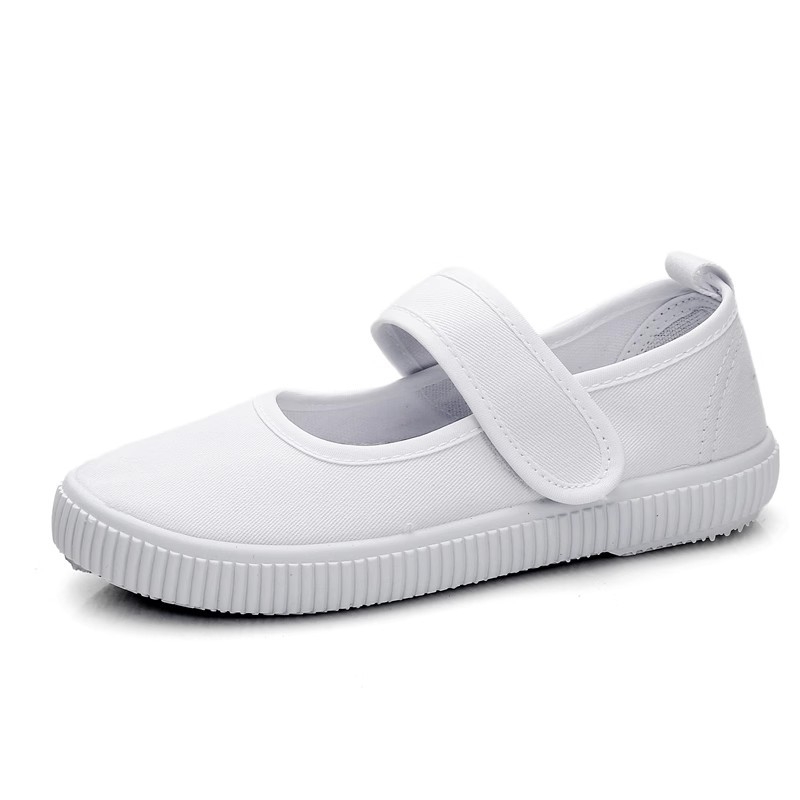 Dječje slip-on tenisice od platna, unutarnja upotreba, niski gornji dio, gumeni potplat, korejski stil, za uzrast 1–3 godine