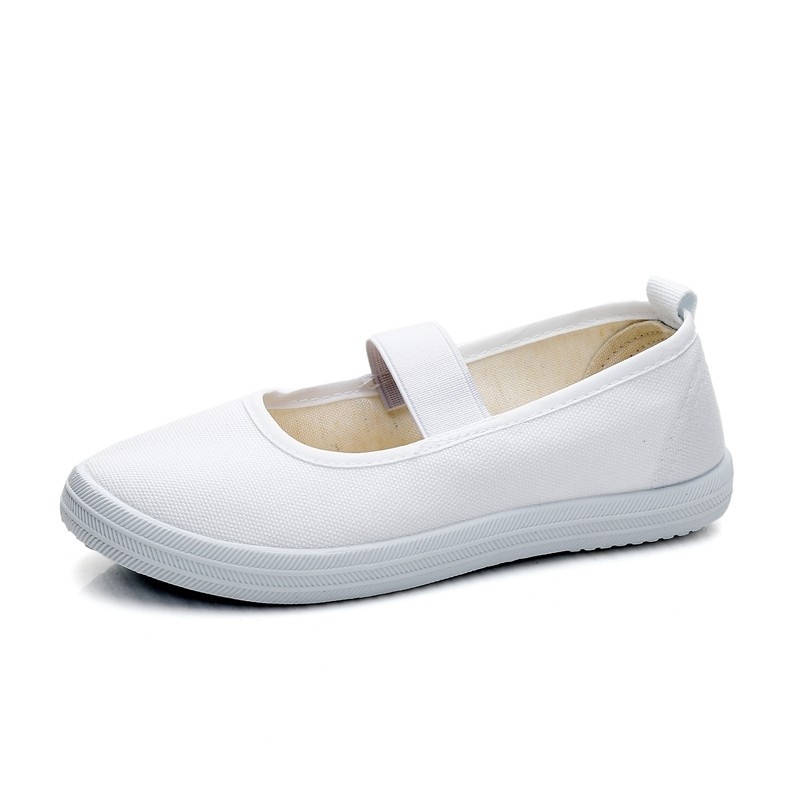 Dječje slip-on tenisice od platna, unutarnja upotreba, niski gornji dio, gumeni potplat, korejski stil, za uzrast 1–3 godine