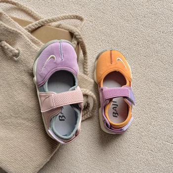 Dječje mrežaste tenisice s Velcro kopčanjem, gumom potplatom, unisex, proljeće-jesen