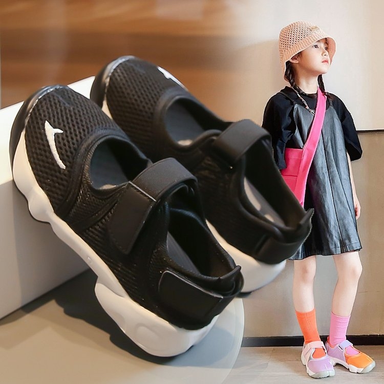 Dječje mrežaste tenisice s Velcro kopčanjem, gumom potplatom, unisex, proljeće-jesen