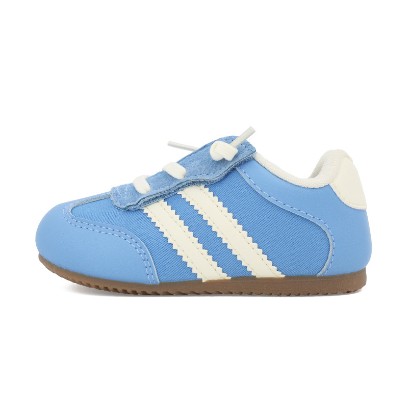 Topstar Jesen 2025 dječje sportske tenisice s Velcro kopčom, Canvas gornji dio, TPR potplat, unisex