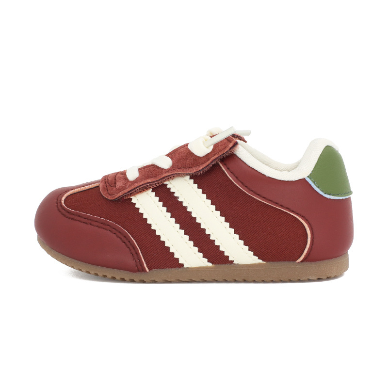 Topstar Jesen 2025 dječje sportske tenisice s Velcro kopčom, Canvas gornji dio, TPR potplat, unisex