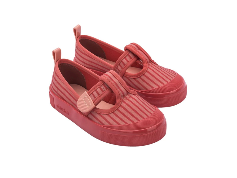 Pantofi sport de copii din canvas, cu Velcro, stil coreean, talpă din cauciuc, buline