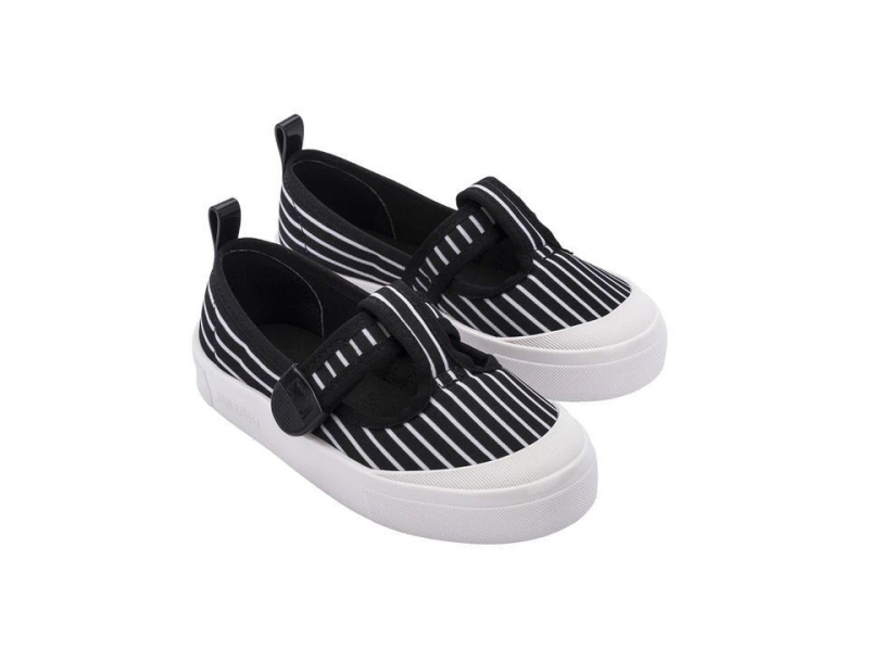 Pantofi sport de copii din canvas, cu Velcro, stil coreean, talpă din cauciuc, buline