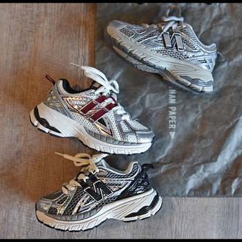 Dječje tenisice za trčanje, prozračni mrežasti gornji dio, korejski stil, Velcro zatvarač, EVA potplat