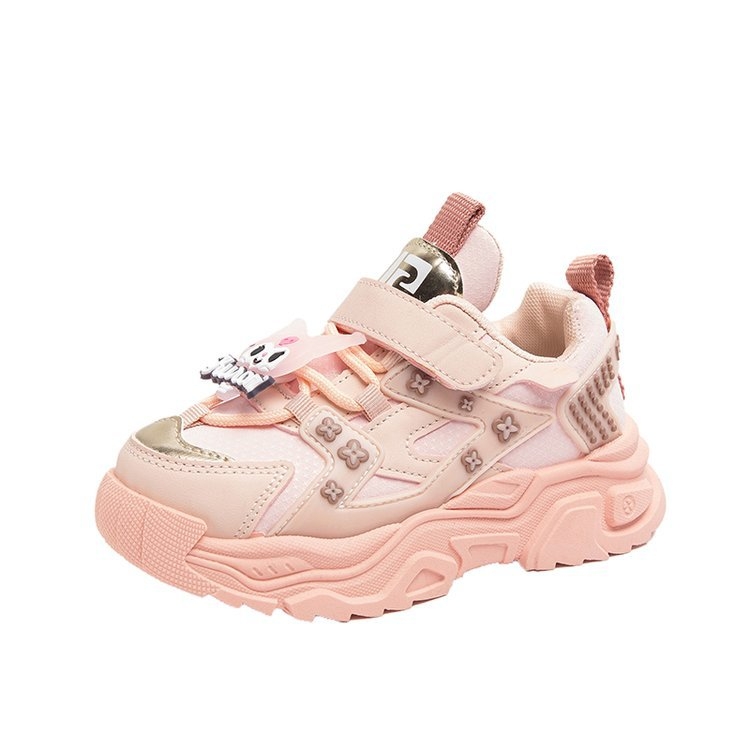 Dječje tenisice chunky stil dad shoes s flecom podstavom, lagane, prozračne, za zimu 2024, unisex