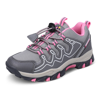 Pantofi de drumeție pentru copii – respirabili, ușori, antiderapante, durabili, unisex (Talpă: TPR; Partea superioară: Oxford material + piele Space; Închidere: bandă elastică)