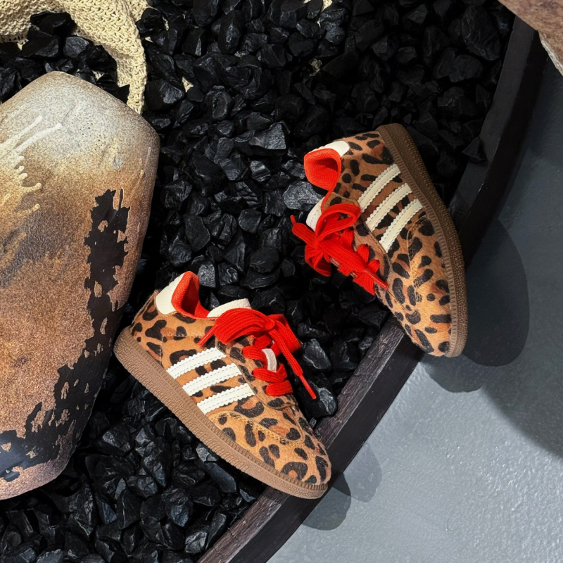 Dječje tenisice s leopard printom, Velcro zatvaranje, unisex, debela potplata, niski vrh, gumena potplata, protuklizne