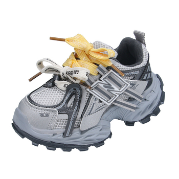 Detské bežecké topánky s vrchnou z umelej kože, gumovou podrážkou, protišmykové a odolné voči opotrebeniu, šnurovanie vpredu, pre všetky ročné obdobia, unisex, vek 7–16 rokov