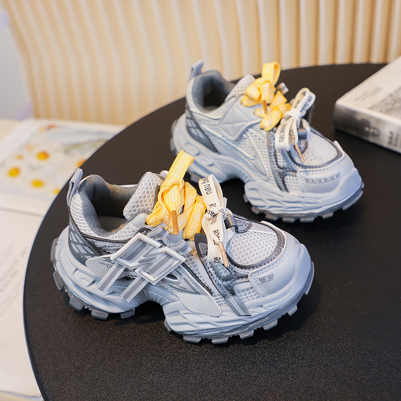 Detské bežecké topánky s vrchnou z umelej kože, gumovou podrážkou, protišmykové a odolné voči opotrebeniu, šnurovanie vpredu, pre všetky ročné obdobia, unisex, vek 7–16 rokov