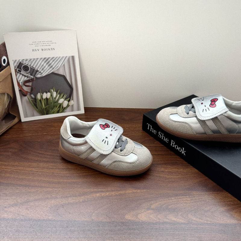 Dječje kožne slip-on tenisice za djevojčice, prozračne, leopard uzorak, 2026 proljeće-jesen