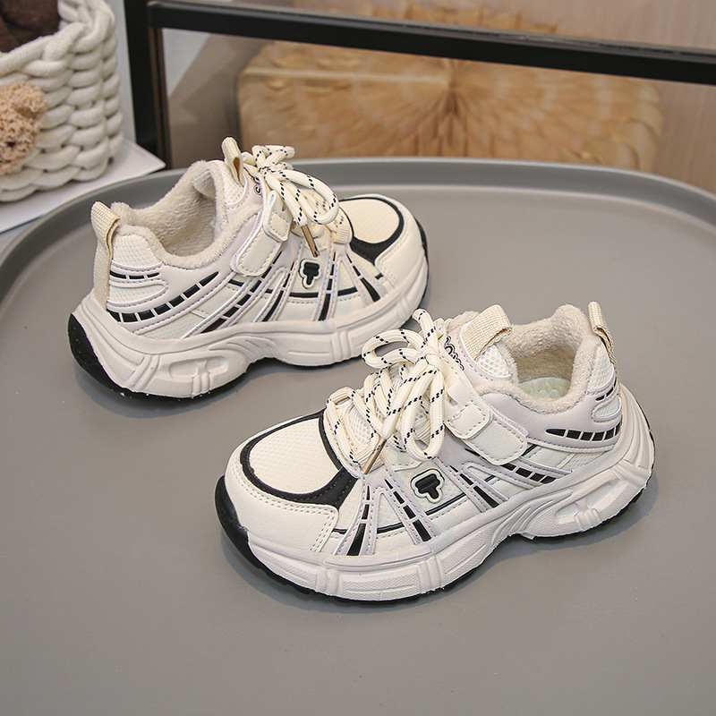 Dječje tenisice stila dad shoes, kožni gornji dio, lagane, zimske sportske tenisice za dječake i djevojčice