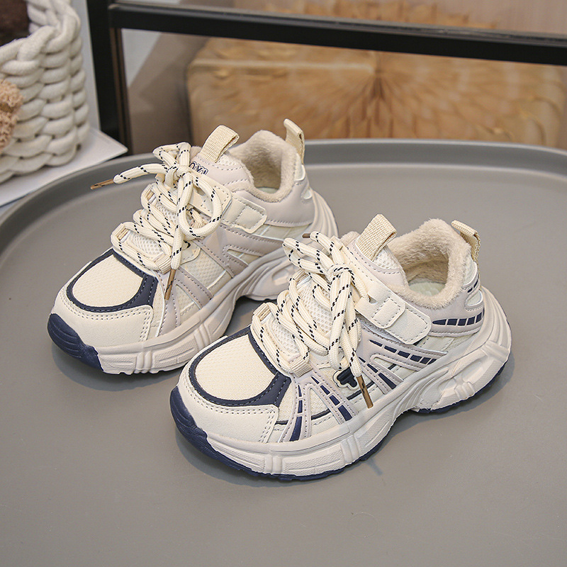 Dječje tenisice stila dad shoes, kožni gornji dio, lagane, zimske sportske tenisice za dječake i djevojčice